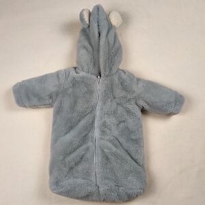 Cozy Blue Fleece Kids Bodysuit
